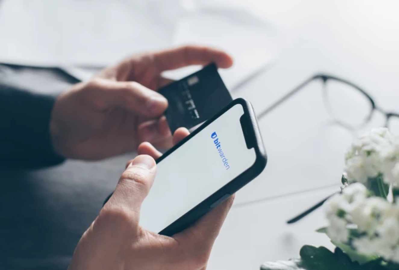 Person holding iPhone